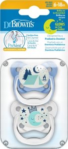 Dr Browns PV22008 SMOCZEK ORTODONTYCZNY PREVENT  NIEBIESKI  ŚWIECĄCY 6-18 2-PAK 7