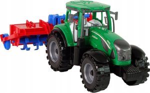 LeanToys Ciągnik Z Pługiem Napęd Frykcyjny Czerwony 6