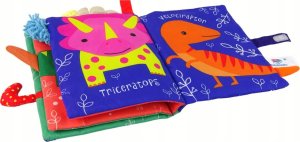 LeanToys Książeczka Miękka Dinozaury Kolorowa 2