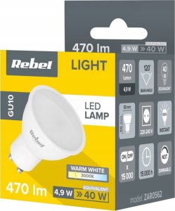 Rebel Lampa Led Rebel 5W GU10, 3000K, 230V 3