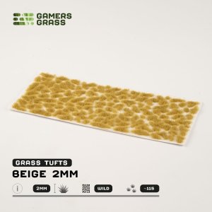 Gamers Grass Gamers Grass: Grass tufts - 2 mm - Beige Tufts (Wild) 3