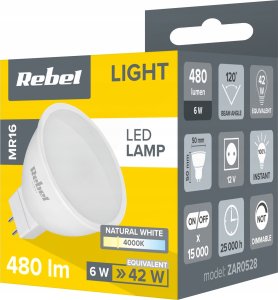 Rebel Lampa LED Rebel 6W, MR16, 4000K, 12V 2