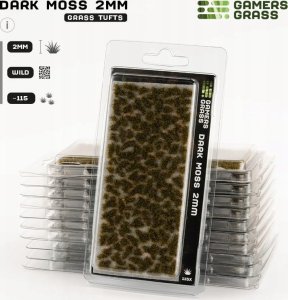 Gamers Grass : Grass tufts - 2 mm - Dark Moss Tufts (Wild) 2