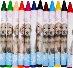 Starpak KREDKI WOSK 12KOL DOGGY STK 12/144 3