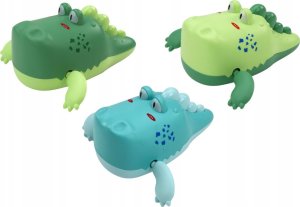 LeanToys Zabawka Do Kąpieli Nakręcana Pływający Krokodyl 2