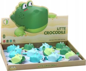 LeanToys Zabawka Do Kąpieli Nakręcana Pływający Krokodyl 3