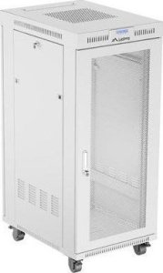 Szafa Lanberg Szafa instalacyjna Rack stojąca 19" 27U 600x800 szara drzwi perforowane LCD Lanberg (flat pack) 1