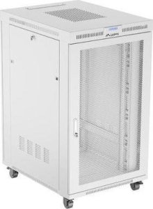 Szafa Lanberg Szafa instalacyjna Rack stojąca 19" 27U 800x1000 Drzwi Perforowane szara Lanberg (flat pack) LCD 1