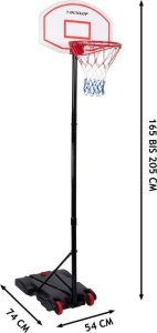 Dunlop Zestaw regulowany do koszykówki 165-205 cm 2