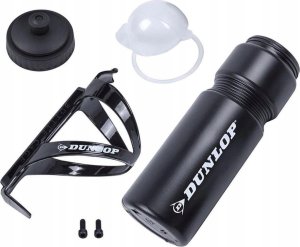 Dunlop BIDON ROWEROWY DUNLOP 750ML Z KOSZYKIEM CZARNY 5