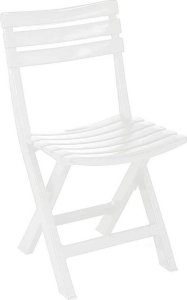 ProGarden ZESTAW 4 KRZESEŁ CATERINGOWYCH PLASTIKOWY SKLADANCYH KOMODO BIAŁY 4