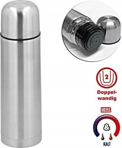 Alpina TERMOS TERMICZNY TURYSTYCZNY 750ML SREBRNY 3