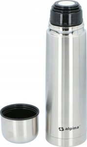 Alpina TERMOS TERMICZNY TURYSTYCZNY 750ML SREBRNY 6