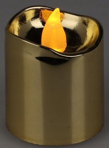 Affek Design ZESTAW 4 ŚWIECZEK TEA LIGHT LED GOLD 5