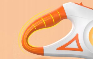 Rojeco Smycz automatyczna LED Rojeco 5m (pomarańczowo-biała) 5