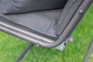 Funfit Huśtawka ogrodowa "Relax Plus" szara 11