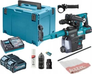 Młotowiertarka Makita MÅOTOWIERTARKA AKUMULOTOROWA SDS+ 40V XGT 2*4.0AH MAKPAC 4