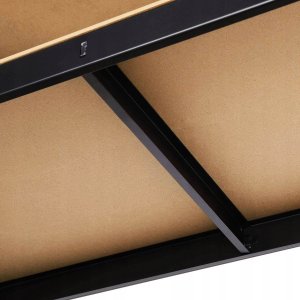 Funfit Regał metalowy magazynowy 180x90x40 cm czarny 8