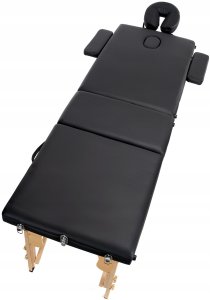 Bodyfit Stół, łóżko do masażu 3-segmentowe drewniane XXL 7