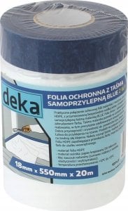 Folia malarska Deka FOLIA OCHRONNA Z TAÅMÄ NIEBIESKÄ 55CM*20M 1