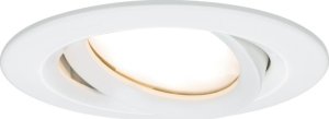 Paulmann Oprawa do wbudowania NOVA PLUS COIN LED DIM wychylna 6W 470lm 93mm 2700K IP65 230V biały mat 1
