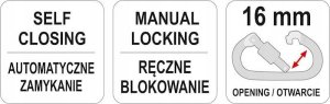 Yato YATO KARABINCZYK DO SZELEK BEZPIECZEŃSTWA 3