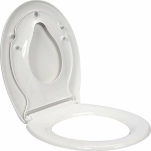 Deska bidetowa Toya FALA DESKA WC WOLNOOPADAJĄCA Z NAKŁADKĄ DLA DZIECI 2w1, WYPINANA PP-O 3
