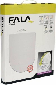 Deska bidetowa Toya FALA DESKA WC WOLNOOPADAJĄCA PP-D WYPINANA 2