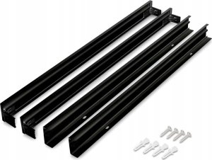 ECOLIGHT2 Ramka natynkowa Eco* Light EC79574 do paneli LED 60x60cm aluminiowa czarna 2