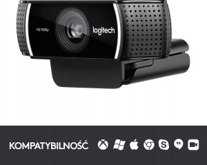 Kamera internetowa Logitech C922 Pro Stream webcam 1920 x 12