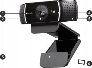 Kamera internetowa Logitech C922 Pro Stream webcam 1920 x 7