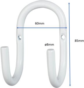 VivoLink Wall Cable Organizer white 2