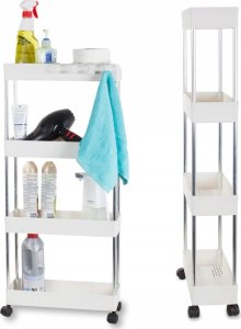 Verk Bathroom shelf kitchen cupboard on wheels bookcase 1