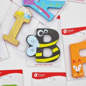 Classic World Drewniany Alfabet Zestaw Literek 26 szt. 7