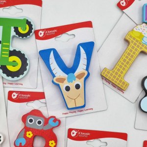 Classic World Drewniany Alfabet Zestaw Literek 26 szt. 8