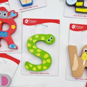 Classic World Drewniany Alfabet Zestaw Literek 26 szt. 9