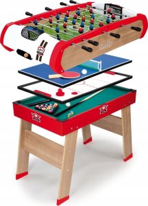 Smoby Stół Powerplay 4w1 Piłkarzyki Bilard Tenis Hokej Lumarko! 1