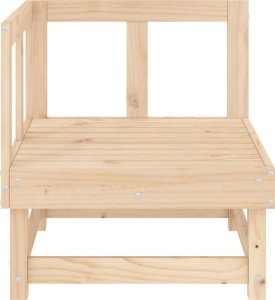 vidaXL Ogrodowa sofa narożna, lite drewno sosnowe 3