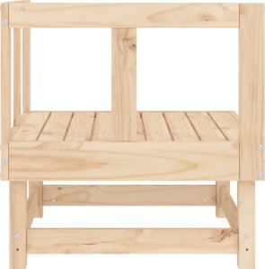 vidaXL Ogrodowa sofa narożna, lite drewno sosnowe 4