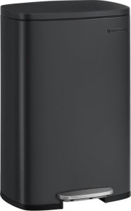 Kosz na śmieci Songmics Podwójny Kosz Na Śmieci, 2 X 30 L, Dwukomorowy Kosz Kuchenny Z 15 Workami Na Śmieci, Metalowy Kosz Z Pedałem, Plastikowymi Wewnę 14