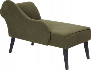 Beliani Szezlong prawostronny zielony BIARRITZ 5