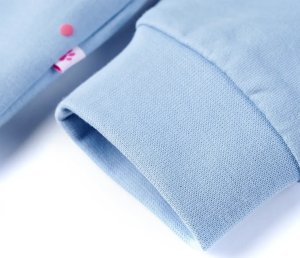 vidaXL Bluza dziecięca, niebieska, 128 5