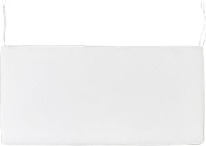 Beliani Poduszka na ławkę ogrodową 112 x 54 cm biała VIVARA 5