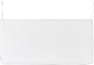 Beliani Poduszka na ławkę ogrodową 112 x 54 cm biała VIVARA 10