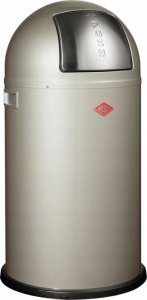 Kosz na śmieci Wesco Kosz na śmieci n. srebrny 50l Pushboy Wesco 1