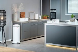 Kosz na śmieci Wesco Kosz na śmieci 30l biały mat Big BaseBoy Wesco 2