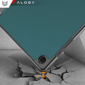 Etui na tablet Alogy Etui do Samsung Galaxy Tab A9+ Plus 2023 11" X210/X215/X216 obudowa na tablet Case Book Cover Zielone 3