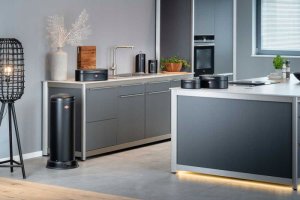 Kosz na śmieci Wesco Kosz na śmieci czarny mat Big BaseBoy Wesco 3