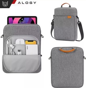 Torba Alogy Torba na laptopa/ iPada Pro Air/ tablet 11-13 cal męska damska Unisex Pasek na ramię etui futerał pokrowiec Alogy saszetka szara 11