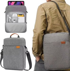 Torba Alogy Torba na laptopa/ iPada Pro Air/ tablet 11-13 cal męska damska Unisex Pasek na ramię etui futerał pokrowiec Alogy saszetka szara 12